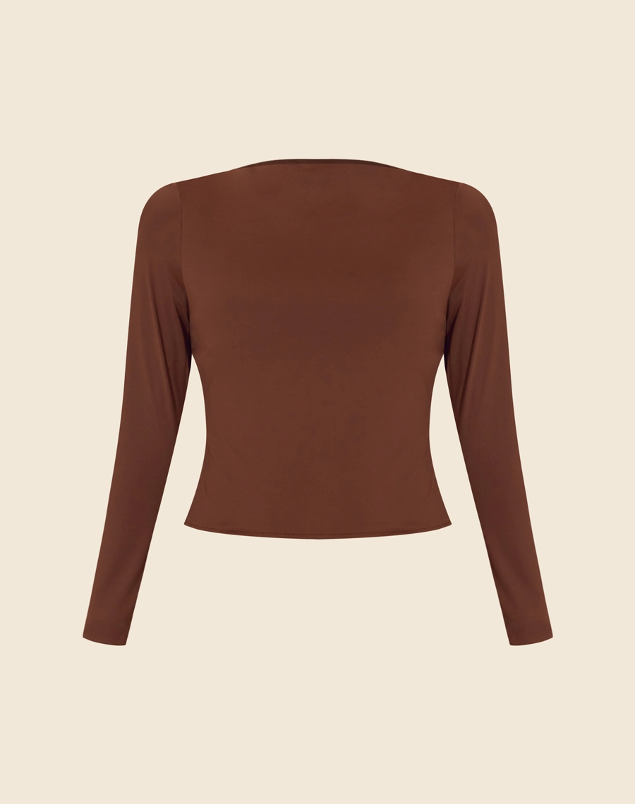 A Blusa Mayla  é confeccionada em malha fluity. É perfeita para compor looks versáteis, que transitam entre o casual e elegante.