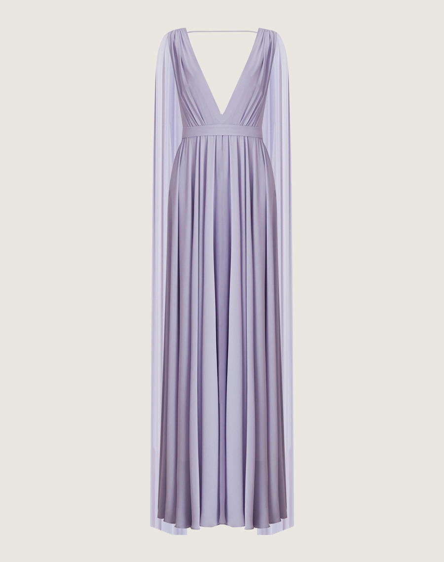 O Vestido Longo Justine é confeccionado em chiffon. Sua modelagem moderna e elegante é indispensável em eventos sofisticados, casamento ou formaturas.