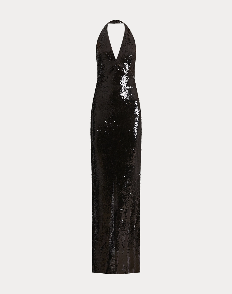 O Vestido Longo Ada é confeccionado em tecido de paetê de alta qualidade, possui brilho intenso e acabamento sofisticado, criando um efeito luminoso que valoriza a peça em todos os ângulos.
