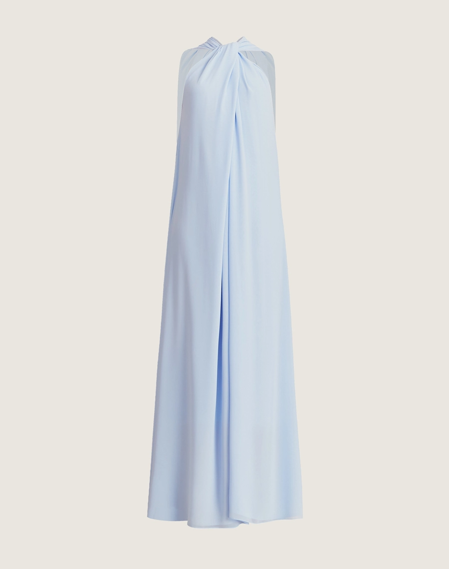 O Vestido Longo Paulina disponível em cores suaves e frescas, ideais para o verão, o vestido transmite sofisticação e charme em cada detalhe!