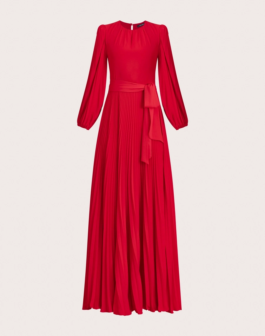 Vestido Longo Soleil, confeccionado em crepinho, é um tecido leve e fluido, conhecido pelo caimento suave e pela excelente movimentação.