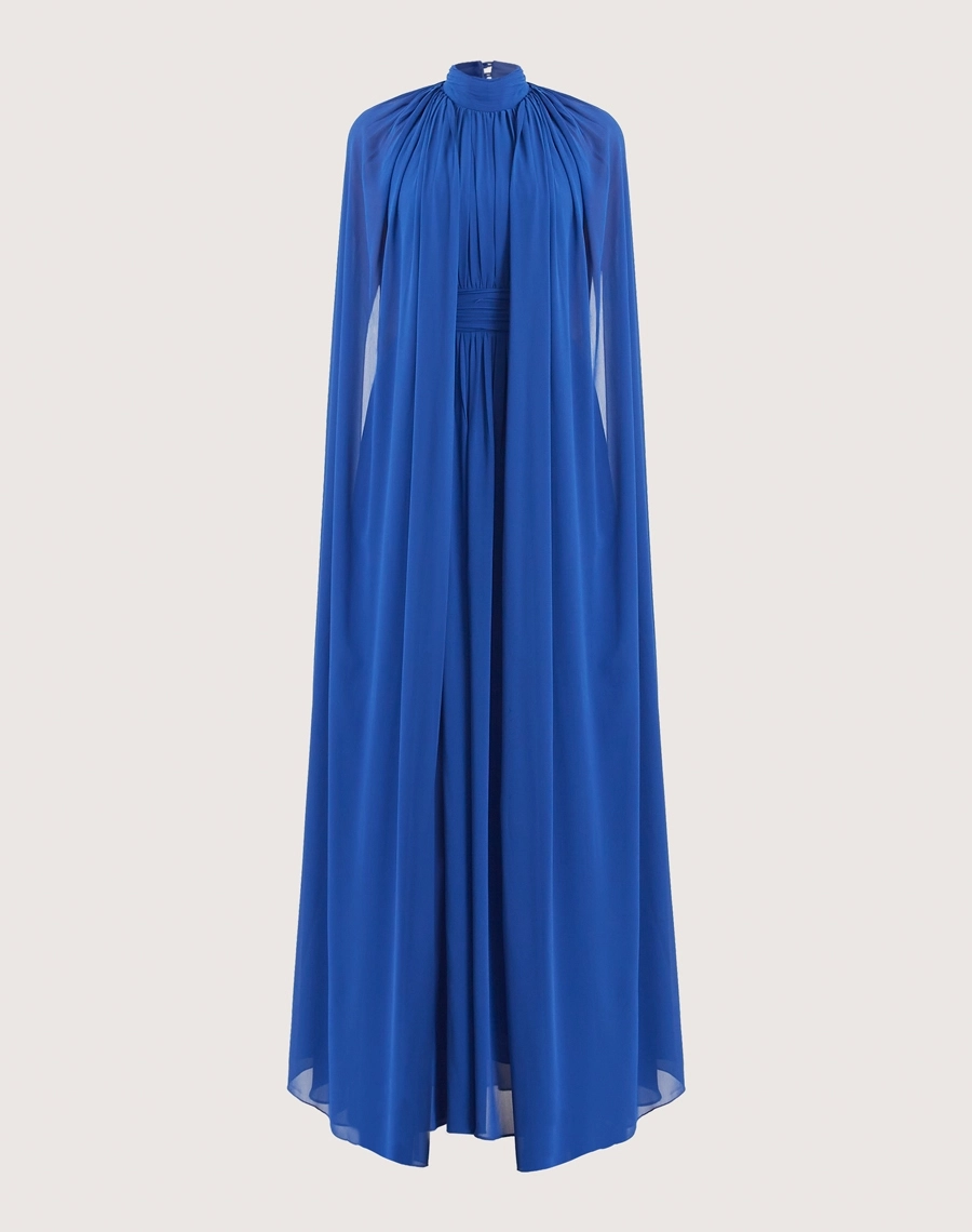 O Vestido Longo Haper é confeccionado em Chiffon Youro, tecido de toque macio, estrutura encorpada e ótimo caimento, valorizando a modelagem e garantindo conforto.