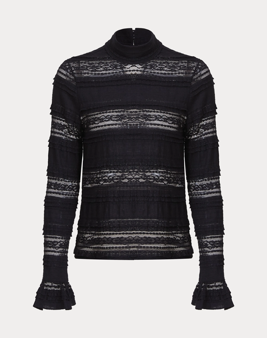 A Blusa Ana é confeccionada em renda delicada, tecido toque macio e caimento confortável, ideal para composições elegantes com um toque moderno.<BR/>