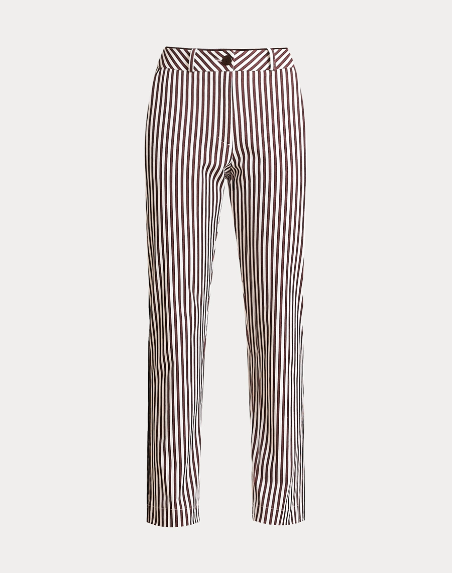 A Calça Antonia é confeccionada em Cotton listrado, tecido com toque macio e confortável, com leve elasticidade que proporciona liberdade de movimento e ótimo caimento.