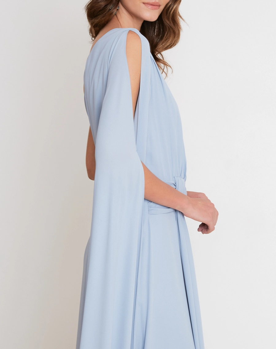 O Vestido Longo Sifonia é confeccionado crepinho, tecido leve e fluido que se destaca pelo toque macio e caimento elegante. <br/>