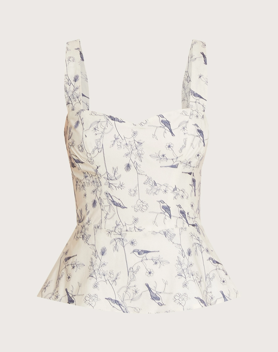 A Blusa Carmem é confeccionada em Cambraia Bordada, tecido leve, delicado e com textura que valoriza a superfície da peça.